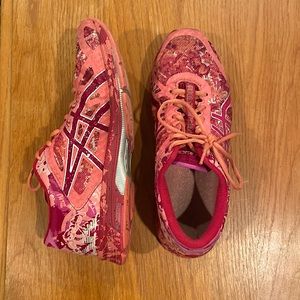 Asics guidance one gel shoe pink lace up sneakers . Size 9 (11.5”)